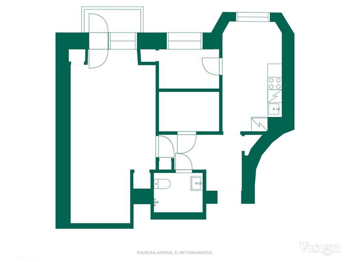 Artistic Kallio Apartment Helsinki Zewnętrze zdjęcie